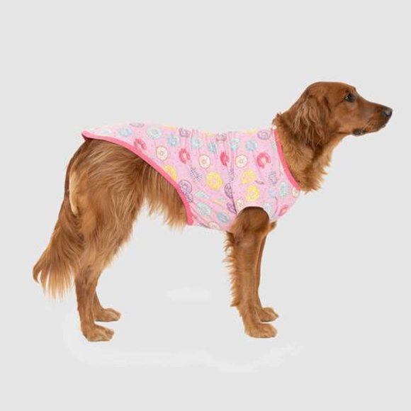 Canada Pooch Other - DOG PUPPY DONUT PINK COTTON TEE T-SHIRT